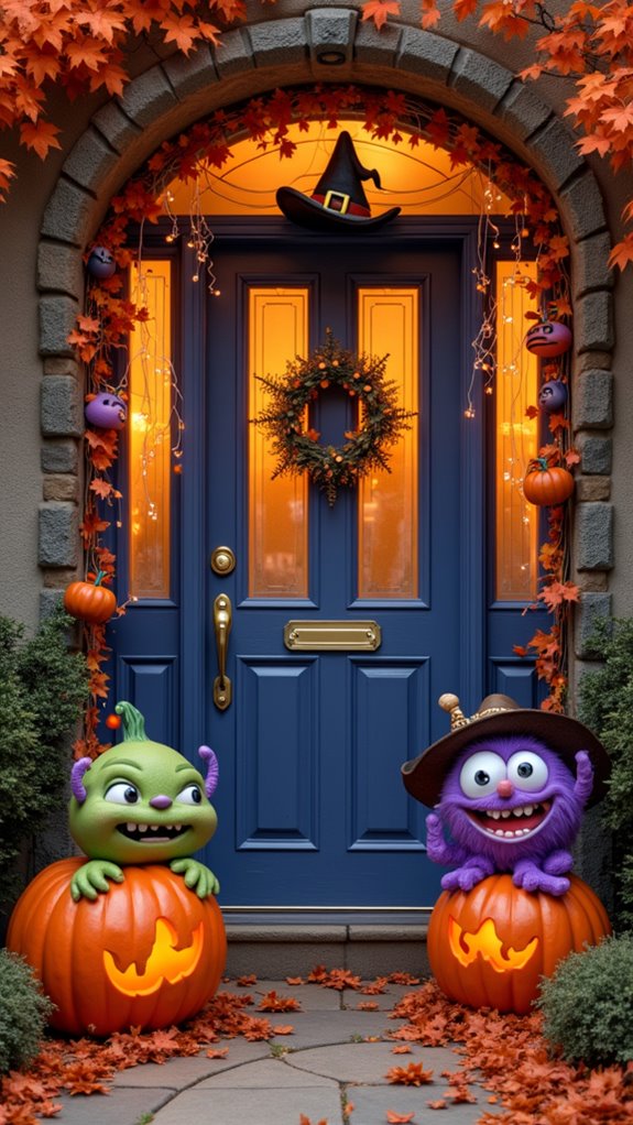 playful halloween decorations joyfully