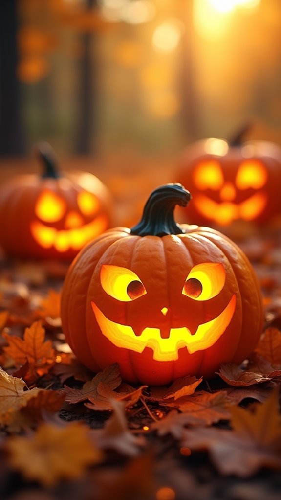 playful owl jack o lantern decoration