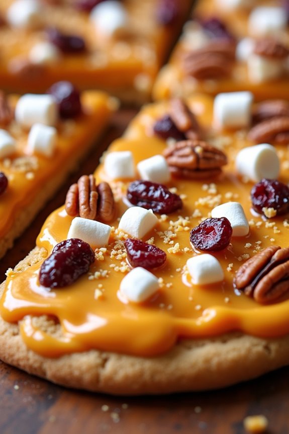 pumpkin dessert pizza delight