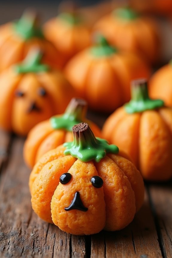 pumpkin flavored festive cookies