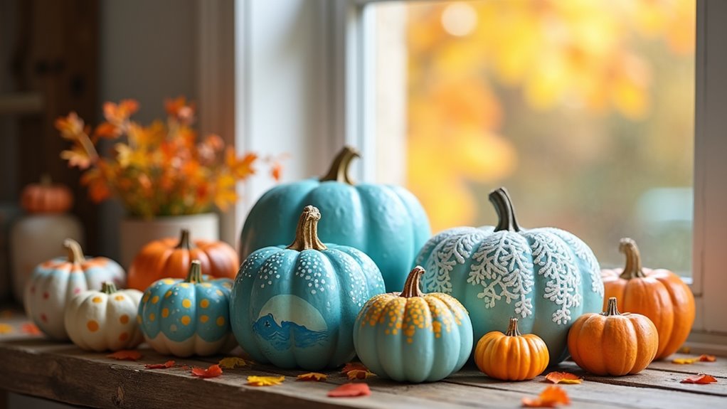pumpkin painting design ideas