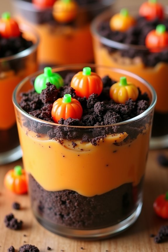 pumpkin patch dirt cups