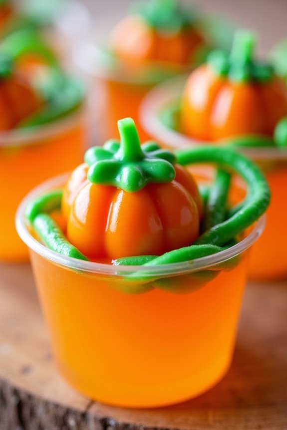 pumpkin patch jello shots
