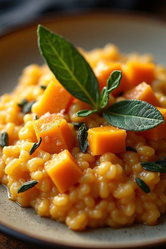 pumpkin sage risotto recipe
