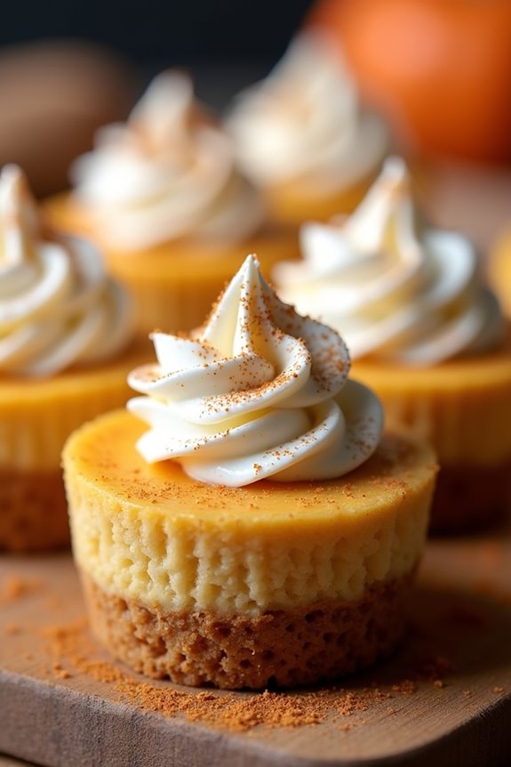 pumpkin spice cheesecake bites