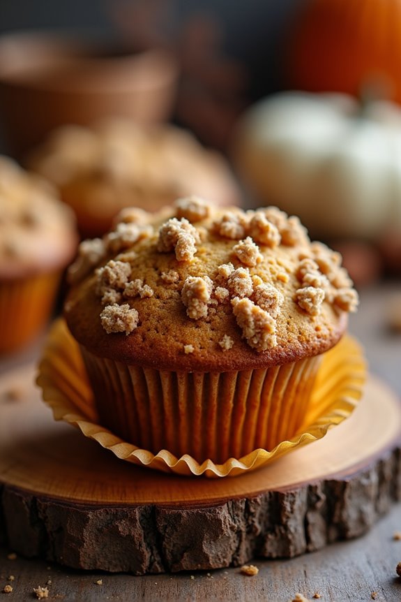 pumpkin spice muffins delight