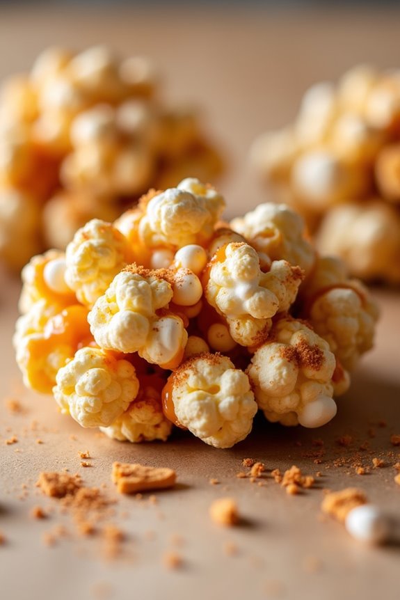 pumpkin spice popcorn balls