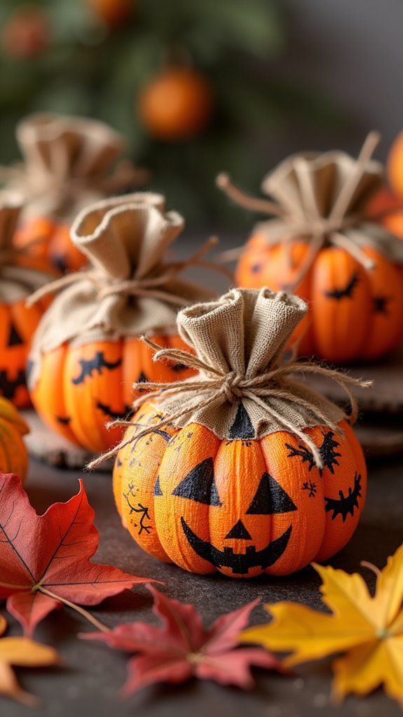 pumpkin treat bags project