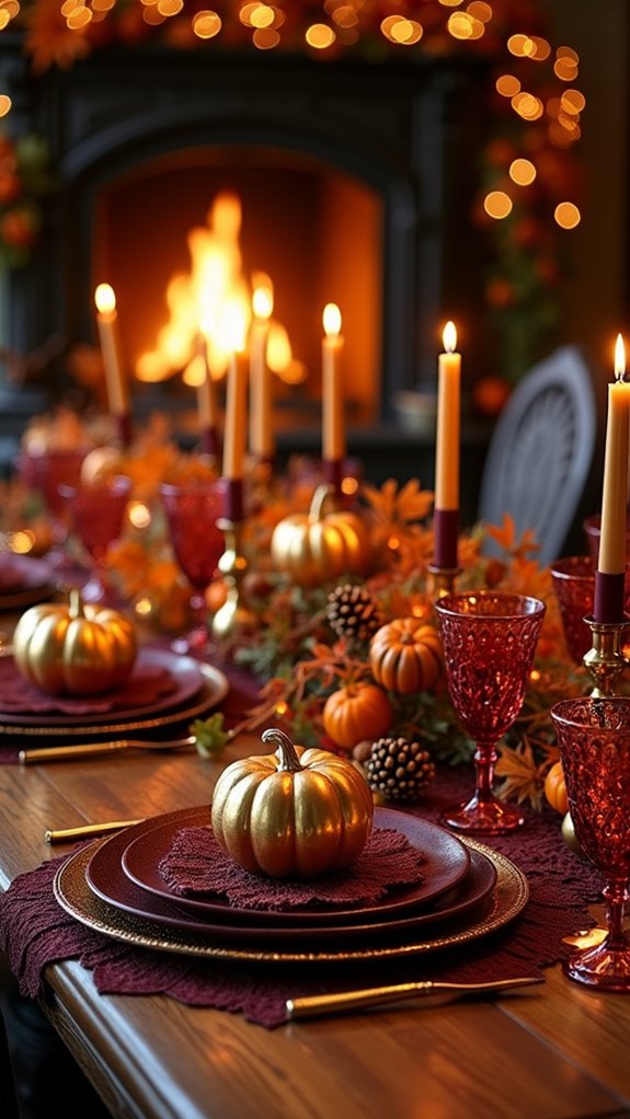 rustic autumn decor elements