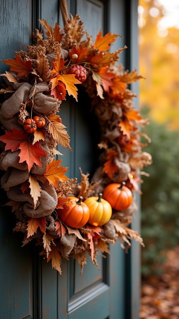 rustic halloween wreath tutorial