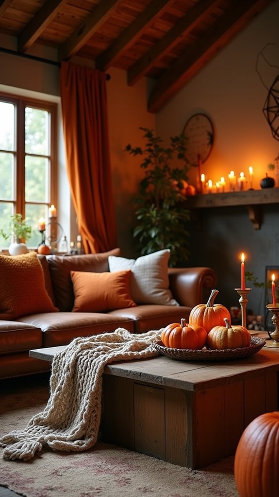 rustic warmth for halloween
