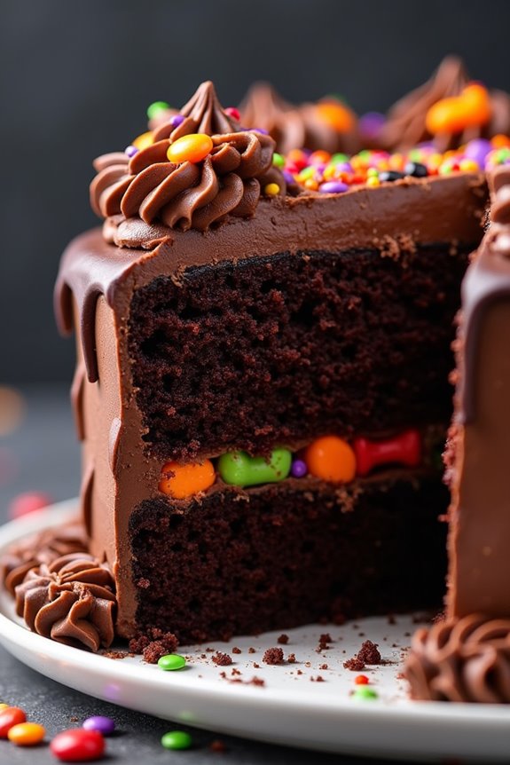 skeleton surprise cake recipe