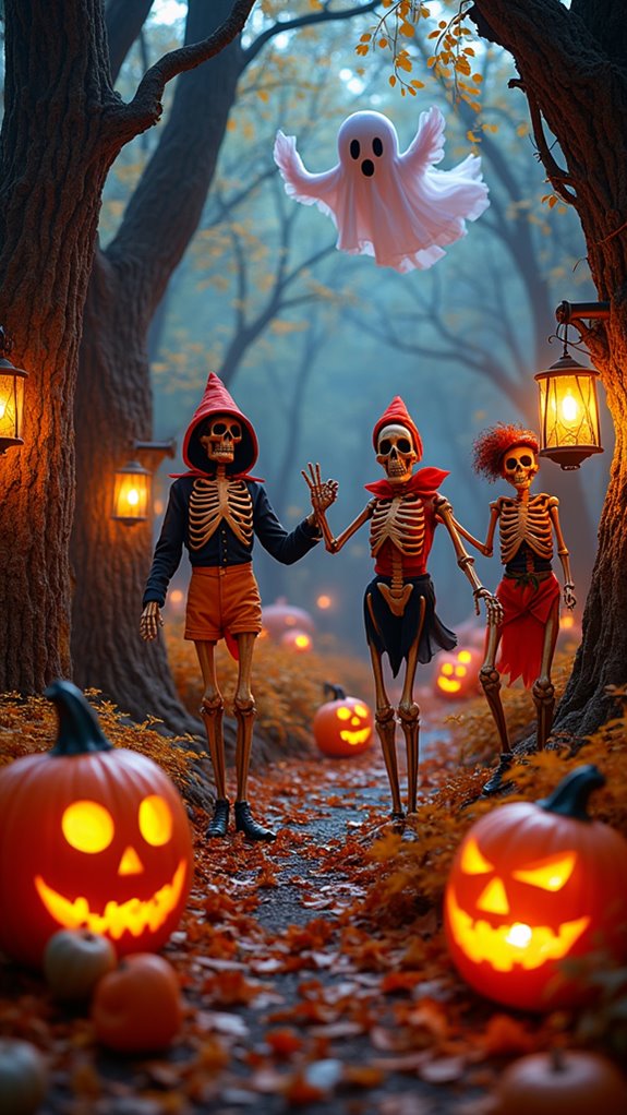 skeletons dancing in harmony