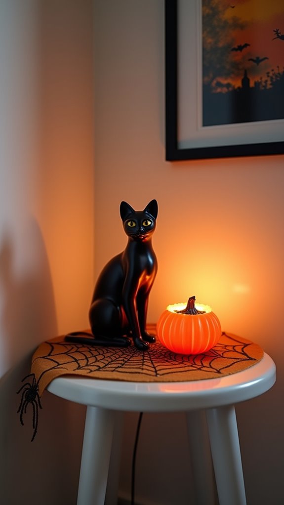 small stylish halloween decor