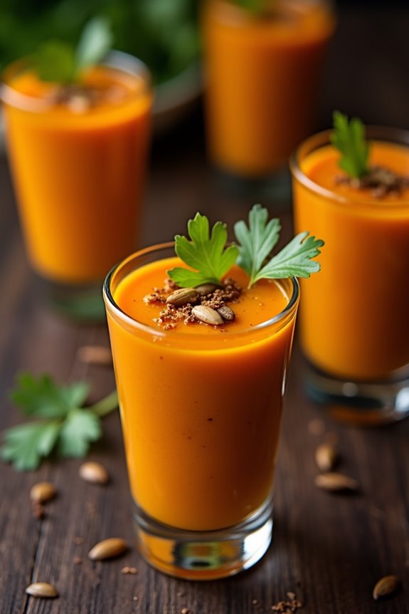 smoky chipotle pumpkin soup