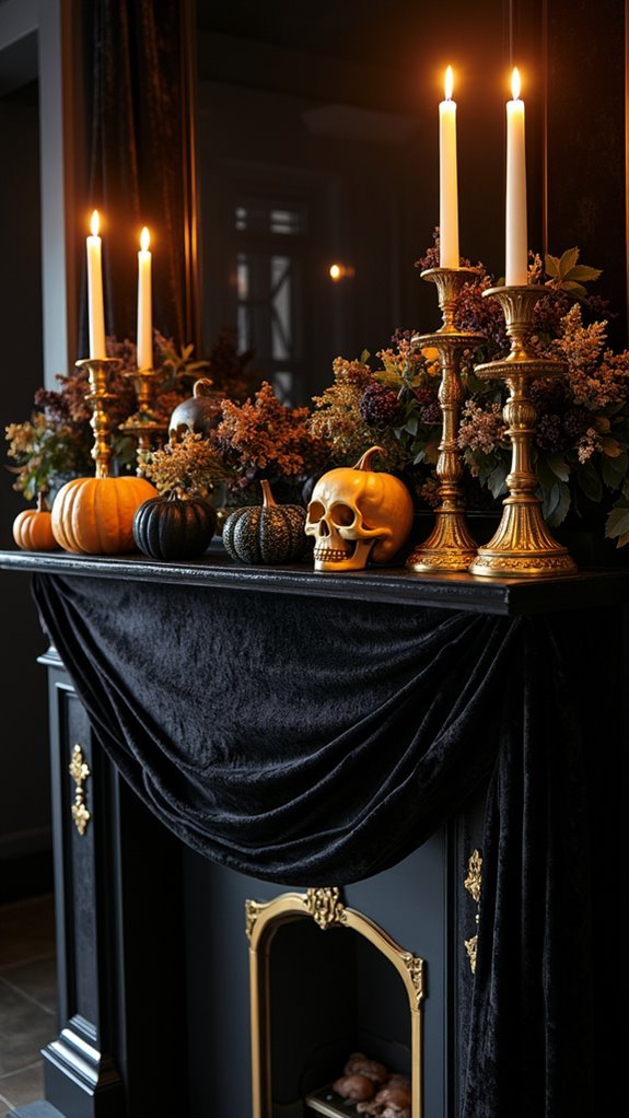 sophisticated halloween decor theme