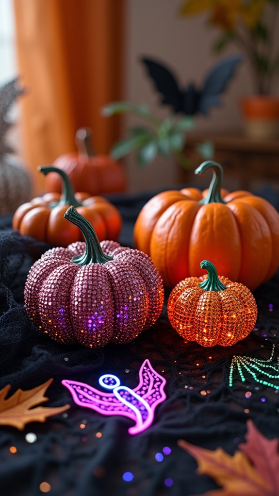 sparkling diy halloween decorations