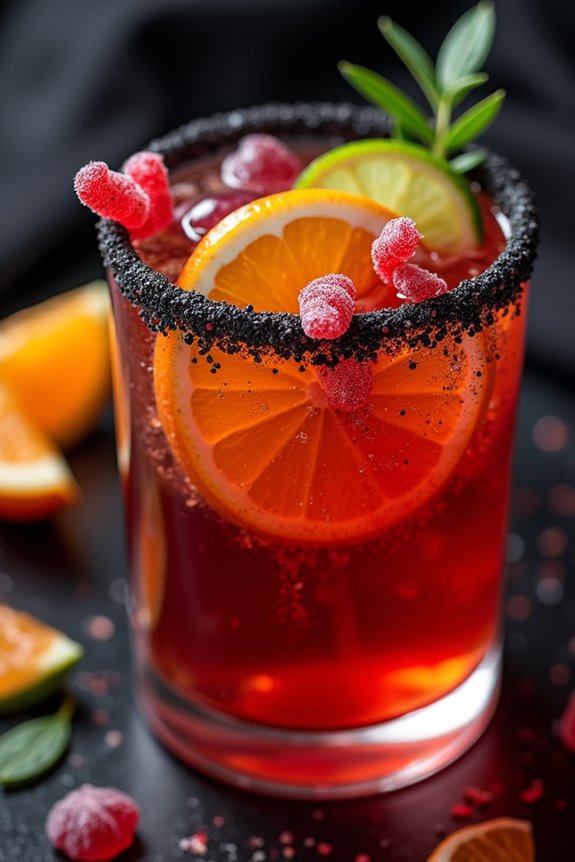 spellbinding halloween tequila punch