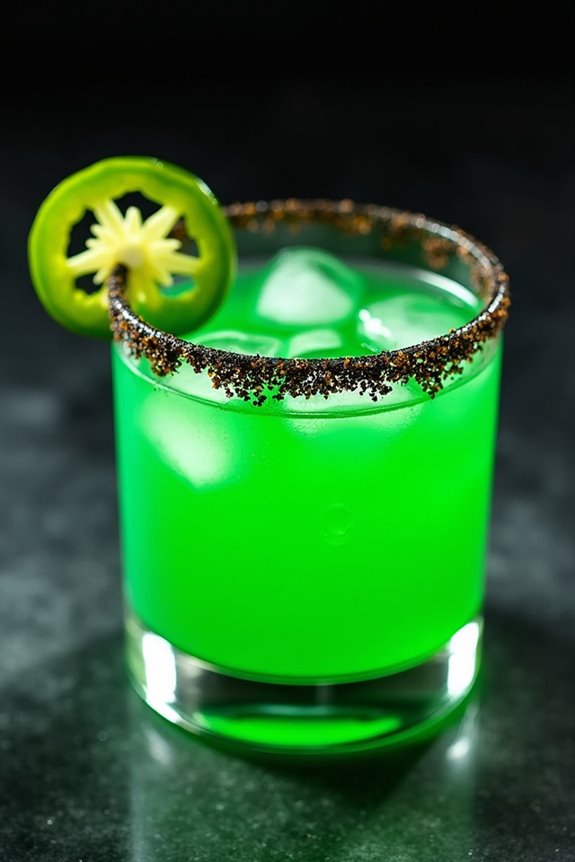spicy halloween cocktail delight