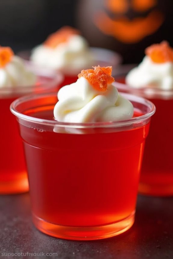 spicy halloween jello shots