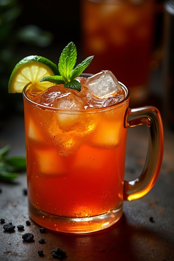 spicy tequila mule cocktail