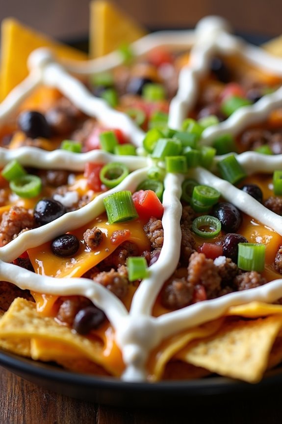 spider web nachos recipe
