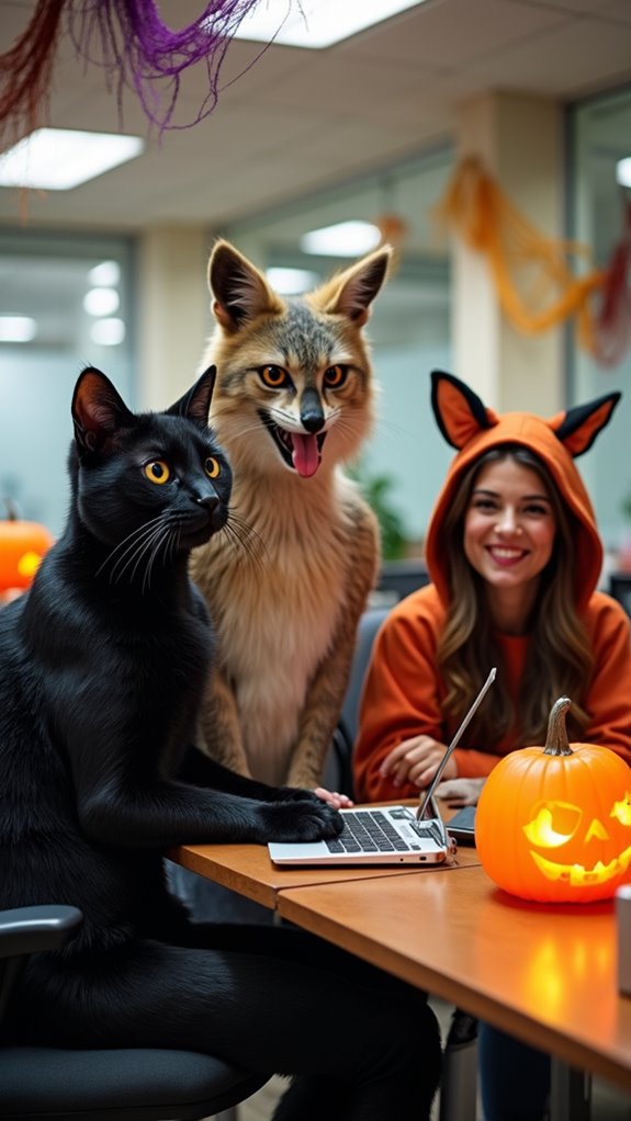 spooky animal costume creativity