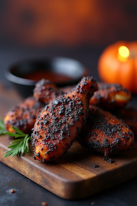 spooky bat wing tenders