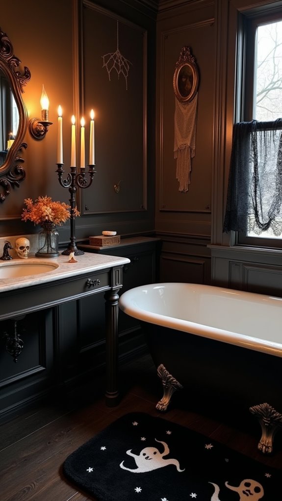 spooky bathroom decor ideas