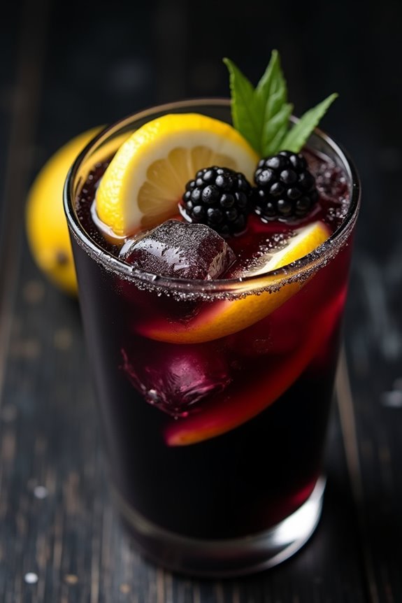spooky black lemonade recipe