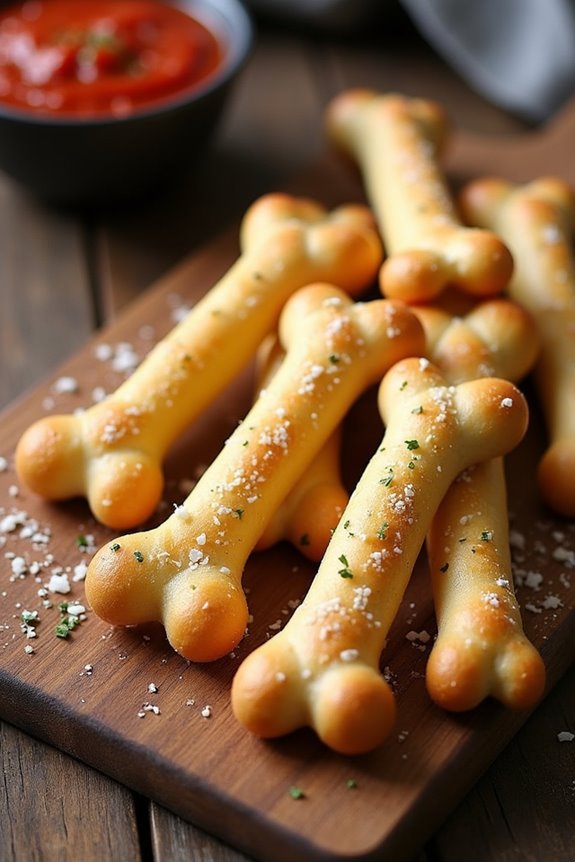 spooky breadsticks for halloween