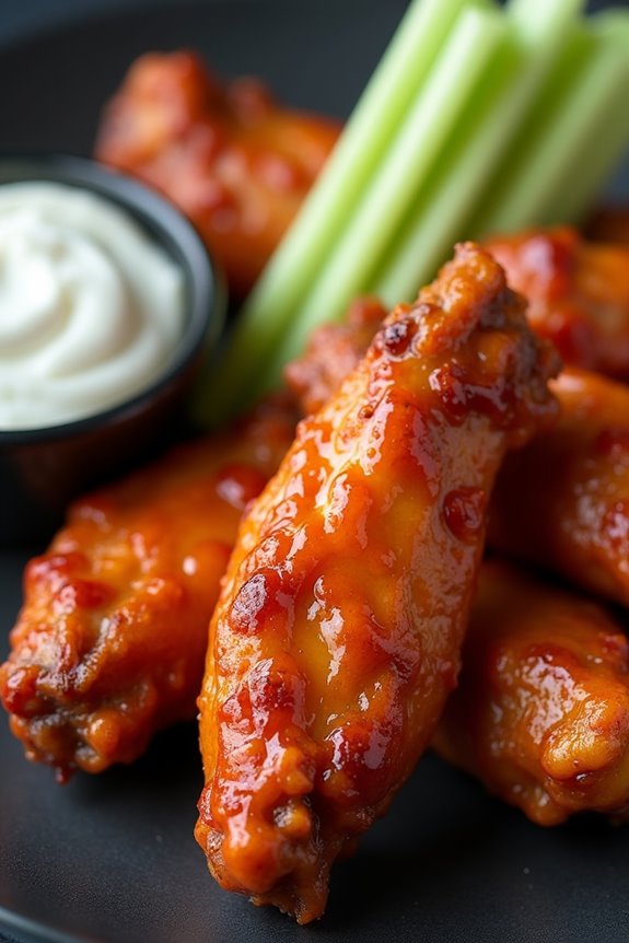 spooky buffalo chicken wings