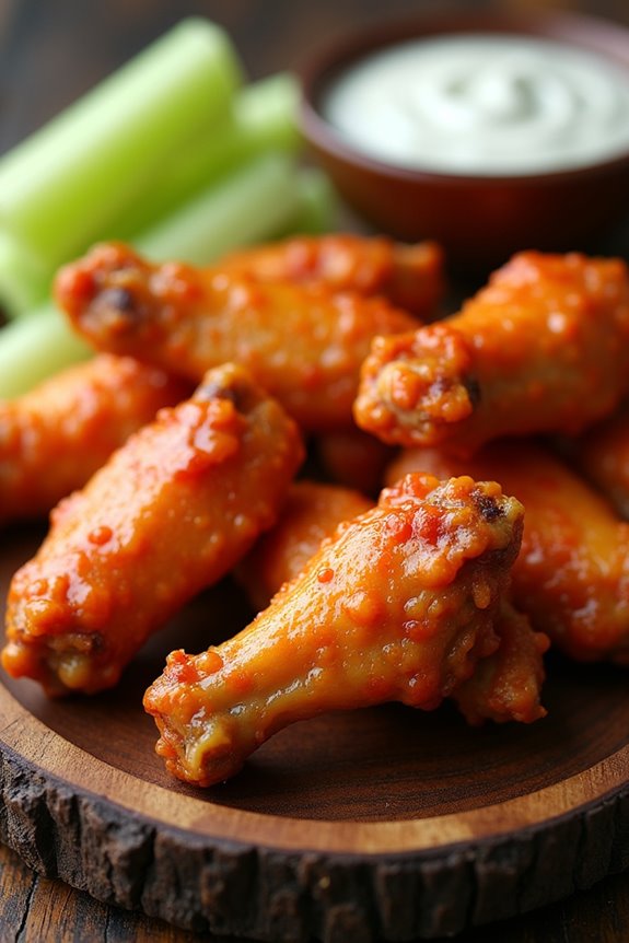 spooky buffalo chicken wings