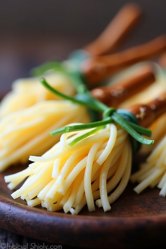 spooky cheese broomstick snacks