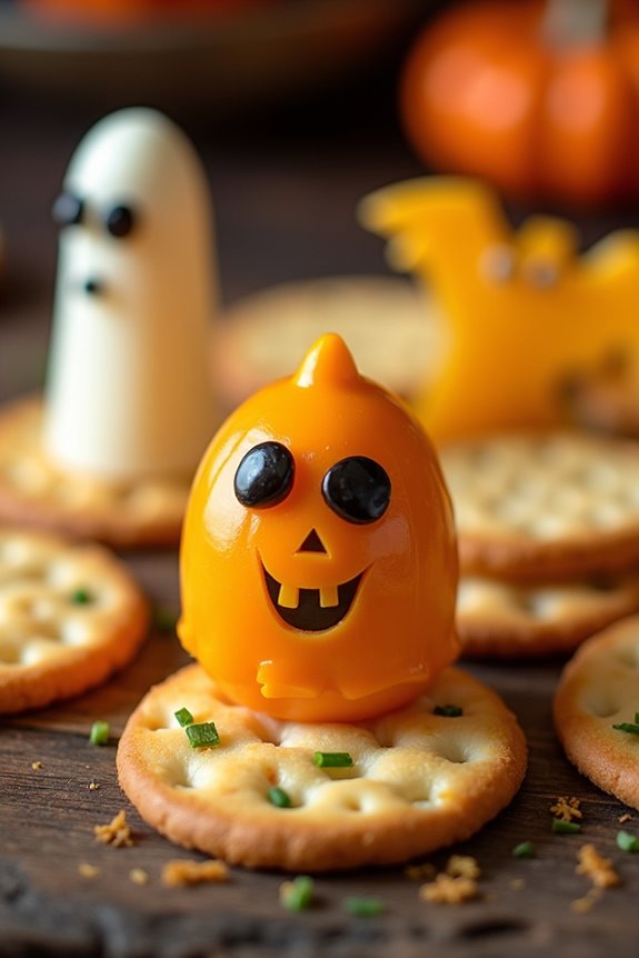 spooky cheese snack fun