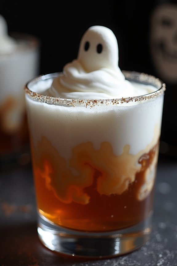 spooky creamy cocktail delight