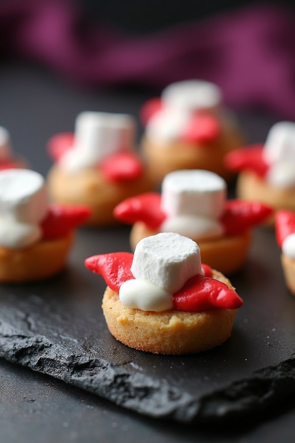 spooky delicious fang shaped cookies