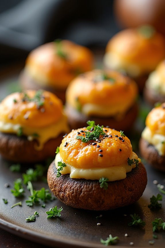 spooky delicious mushroom appetizer