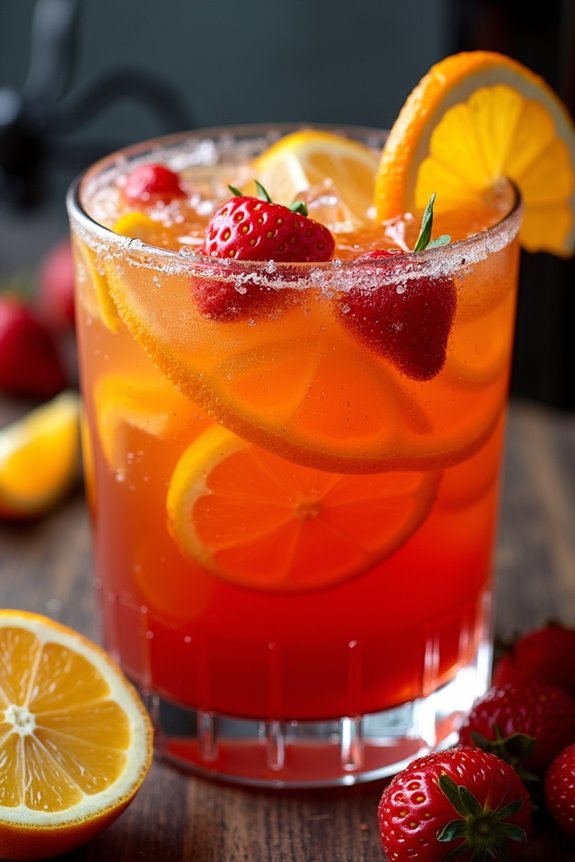 spooky festive citrus punch