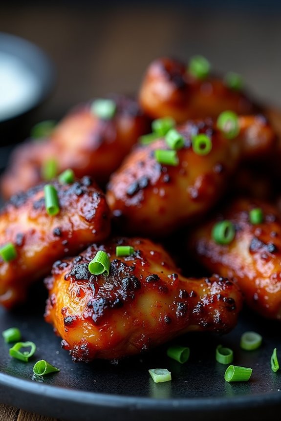 spooky flavorful chicken drumettes