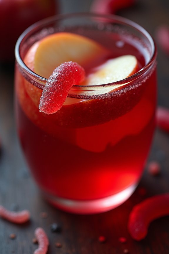 spooky fruity halloween beverage