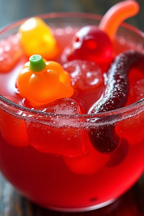 spooky fruity halloween punch