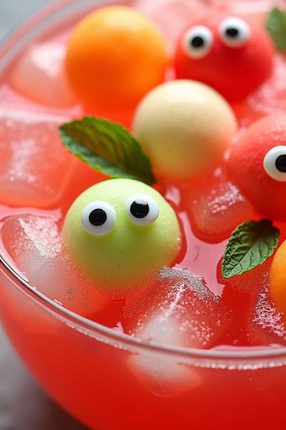 spooky fruity halloween punch