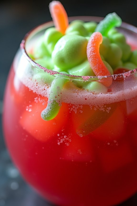 spooky fruity halloween punch