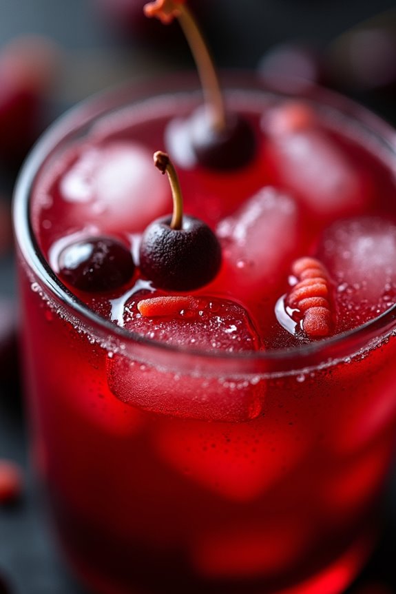 spooky fruity halloween punch