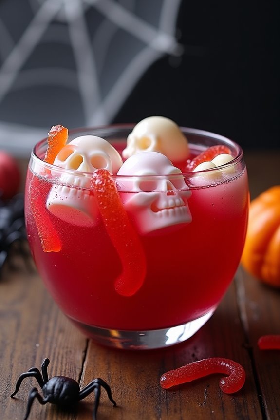 spooky fruity halloween punch