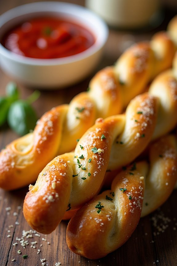 spooky garlic breadsticks delight