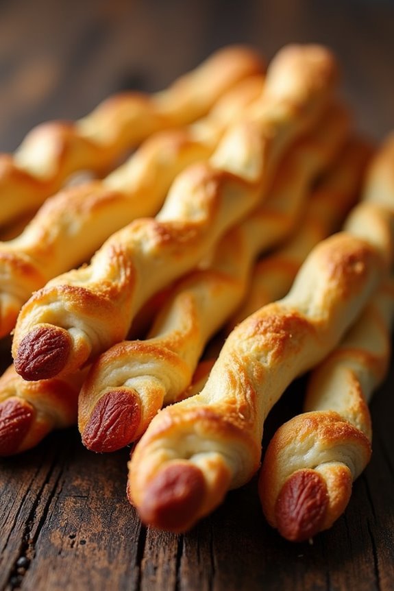 spooky garlic breadsticks recipe
