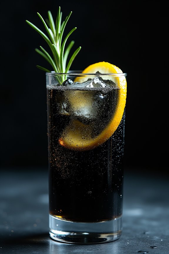 spooky gin cocktail delight