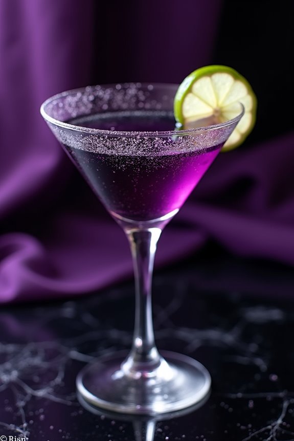spooky gin cocktail recipe